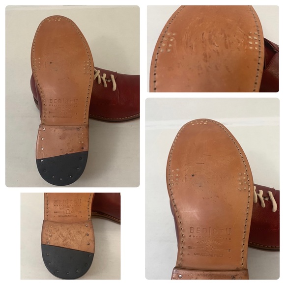 BED STU Cobbler Series, Hand Crafted Bovine Leather, Lace Up Shoes/EUC - Picture 15 of 16